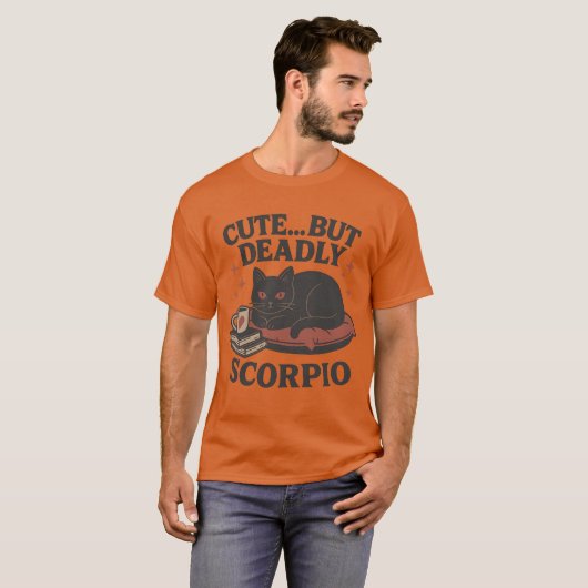 CUTE... BUT DEADLY SCORPIO T-SHIRT (Voorkant volledig)