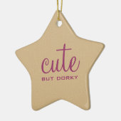 Cute but Dorky Star Ornament (Links)