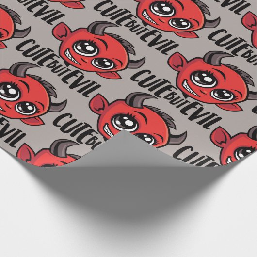 Cute but Evil Cadeaupapier (Hoek)