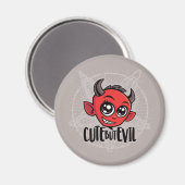 Cute but Evil Magneet (Voorkant / Achterkant)