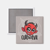 Cute but Evil Magneet (Voorkant / Achterkant)