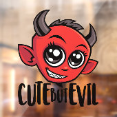 Cute but Evil Raamsticker (Vel 2)