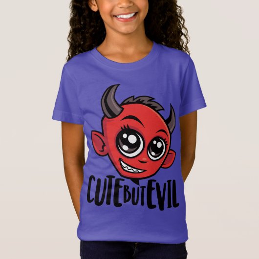 Cute but Evil T-shirt (Voorkant)
