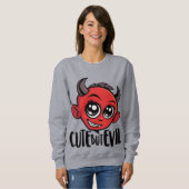 Cute but Evil Trui (Voorkant volledig)