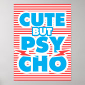 Cute but Psycho, model 2 Poster (Voorkant)