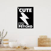 Cute but Psycho Poster (Keuken)