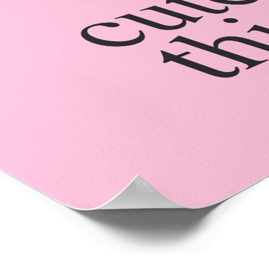 Cute but Psycho Poster (Hoek)