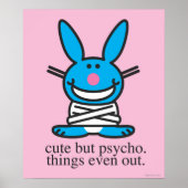 Cute but Psycho Poster (Voorkant)
