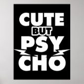 Cute But Psycho Poster (Voorkant)