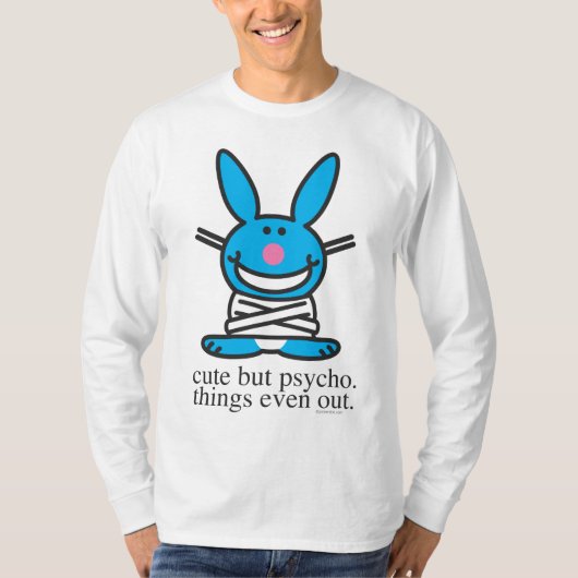 Cute but Psycho T-shirt (Voorkant)
