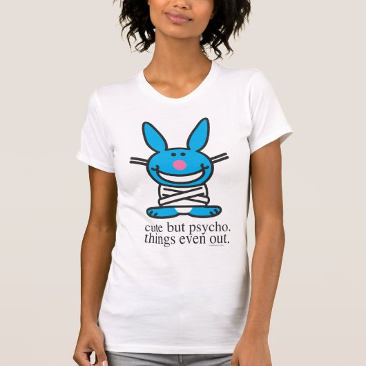 Cute but Psycho T-shirt (Voorkant)