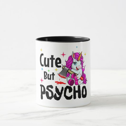 Cute but Psycho/Unicorn Mok (Midden)