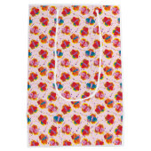 Cute butterflies-cadeautas van 1960 medium cadeauzakje (Achterkant)