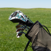 Cute Butterflies Patroon Golfheadcover (Insitu)