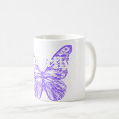 cute butterfly art design  koffiemok (Voorkant rechts)