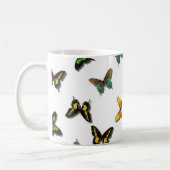Cute Butterfly Background Koffiemok (Links)