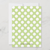 Cute Butterfly Birthday Party Invitation Kaart (Achterkant)