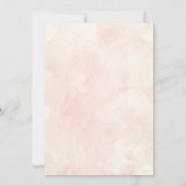 Cute Butterfly Bridal Shower Invitations Kaart (Achterkant)