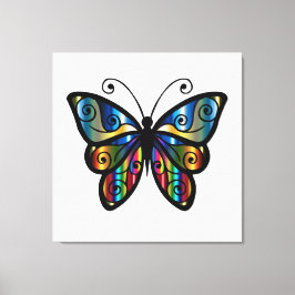Cute Butterfly Canvas Afdruk