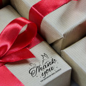 Cute Butterfly Dank u Rubberstempel