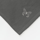 Cute Butterfly Fleece Deken (Hoek)