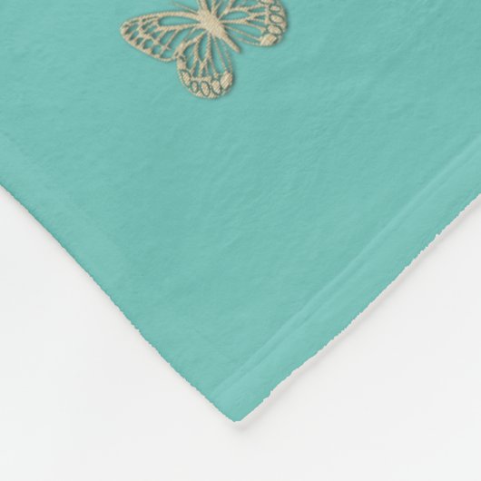 Cute Butterfly Fleece Deken (Hoek)