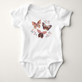 Cute Butterfly Girl Romper