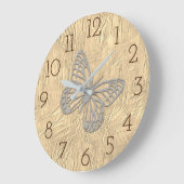 Cute Butterfly Grote Klok (Hoek)