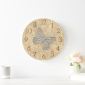 Cute Butterfly Grote Klok (Huis)