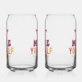 Cute Butterfly Mental Health Inspirational Design Blikvorm Glas (Links)