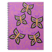 Cute Butterfly Pattern Notitieboek (Voorkant)
