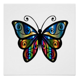 Cute Butterfly Perfect Poster