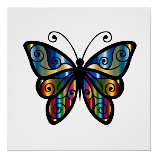 Cute Butterfly Perfect Poster (Voorkant)