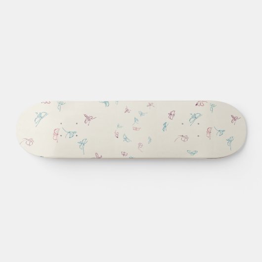Cute butterfly persoonlijk skateboard (Horizontaal)