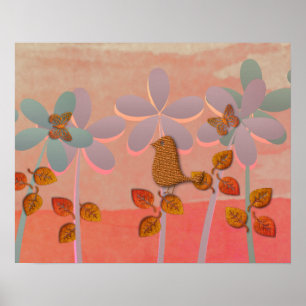 Cute Butterfly Poster