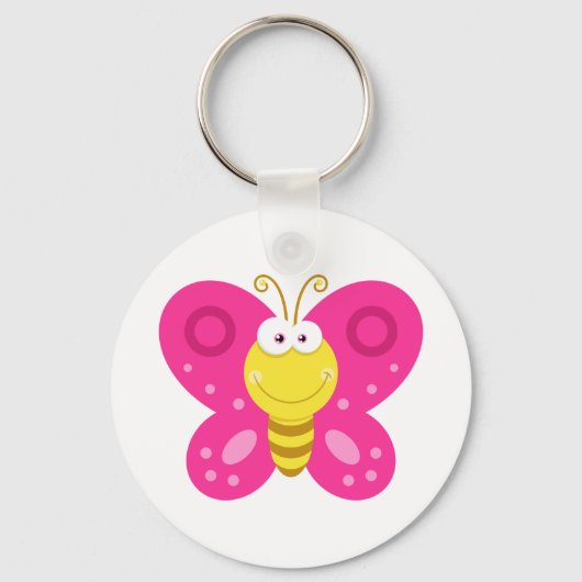 Cute Butterfly Sleutelhanger (Voorkant)
