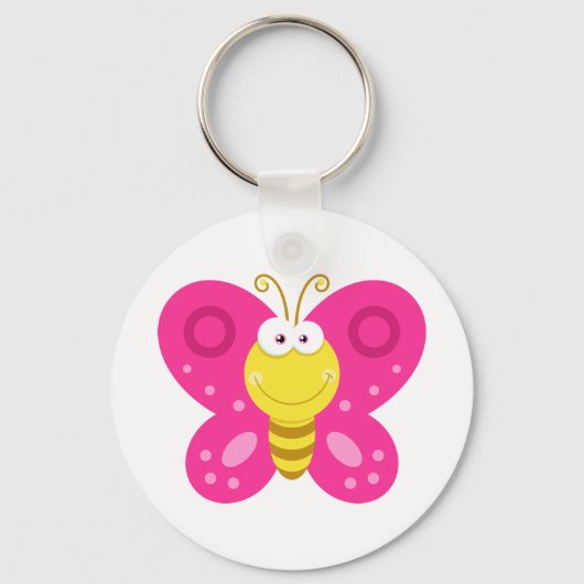 Cute Butterfly Sleutelhanger (Achterkant)