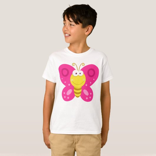 Cute Butterfly T-shirt (Voorkant volledig)