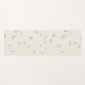 Cute butterfly yogamat (Voorkant (horizontaal))