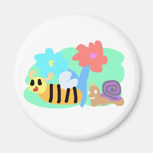 Cute Button Magneet (Voorkant)