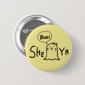 Cute Button - Shibuya (Zij-Boo-Ya) (Voorkant /achterkant)