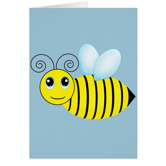 Cute Buzzing Honey Bee (Voorkant)