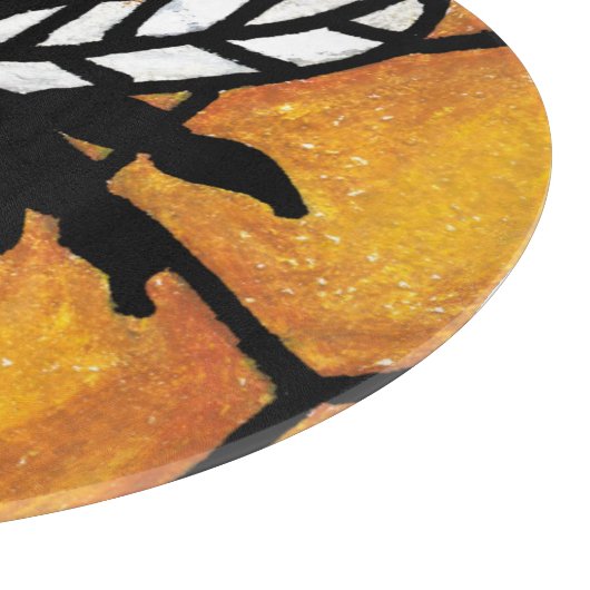 Cute Buzzing Yellow Jacket Bee Honeycomb Snijplank (Hoek)