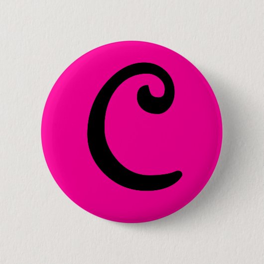 CUTE "C" MONOGRAM BUTTON (Voorkant)