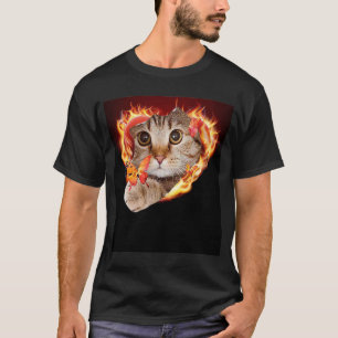 Cute ca voor katten met tijgerkatten t-shirt