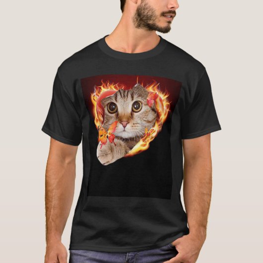 Cute ca voor katten met tijgerkatten t-shirt (Voorkant)
