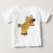 Cute Cacking Cartoon Hyena Baby T-Shirt