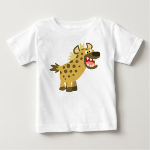 Cute Cacking Cartoon Hyena Baby T-Shirt