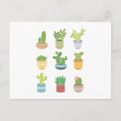 Cute Cacti  Briefkaart (Voorkant)