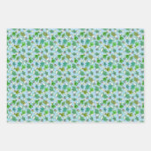 Cute cacti, succulent cactus in white pots inpakpapier vel (Voorkant 2)